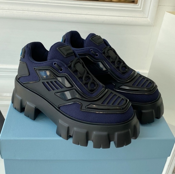 Prada Other - Prada men's black and blue sneakers